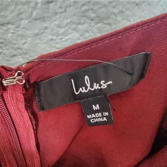 Lulu's front long slit bridesmaid collection special occasions maxi dress - Picture 10 of 16